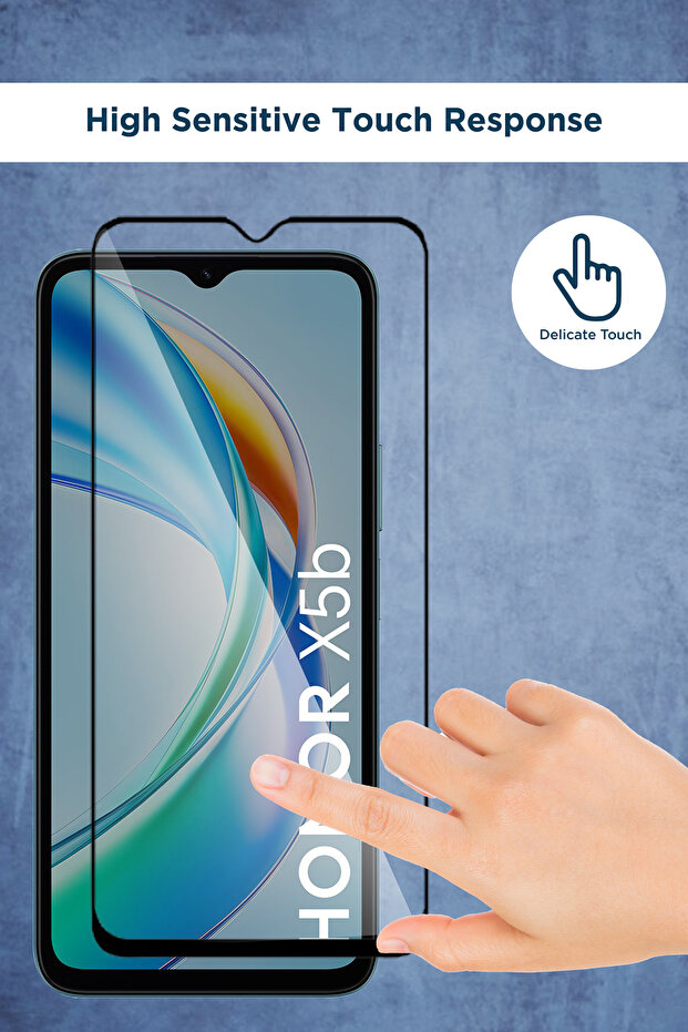 واقي شاشة زجاجي ممتاز لهاتف Honor X5b - 3