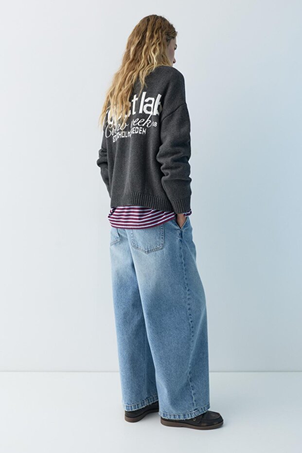 Önü işlemeli kazak - 4