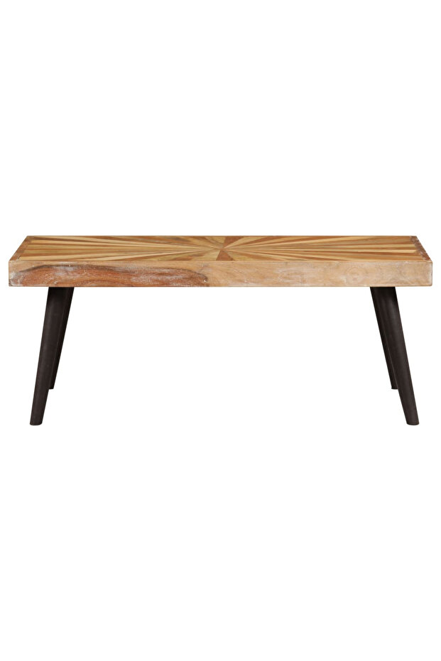 Solid mango wood coffee table, 90x55x36 cm - 2