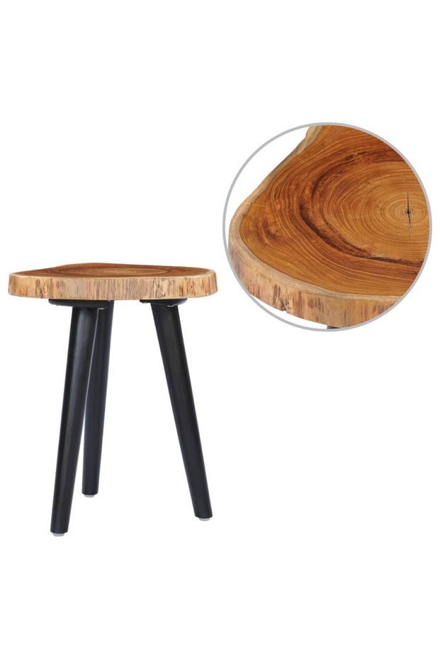 Coffee table, 40 x 45 cm, solid teak wood