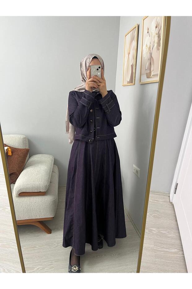 Kot Jile Ceket Elbise - 3