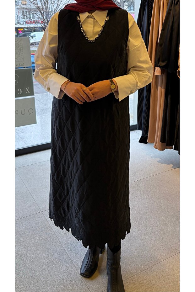 Taş İşlemeli Kapitone Jile - 1