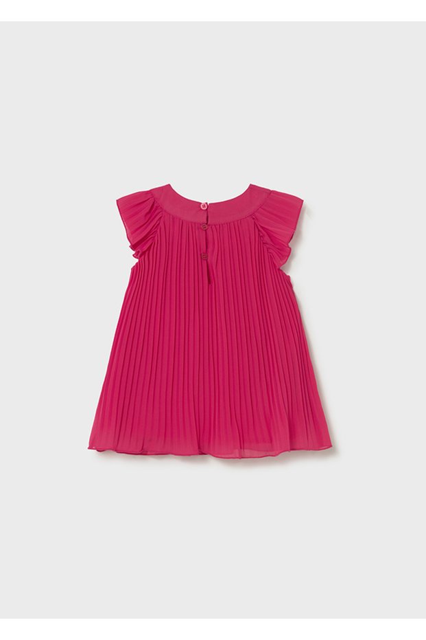 Baby Girl Pleated Floral Dress