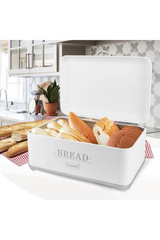 MR-1677-AR-W Rectangular Bread Box - 8
