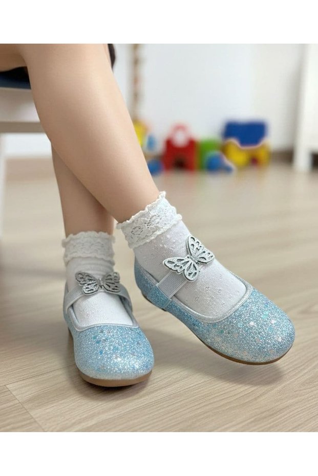 Children's Ballerinas, Children's Evening Dress Ballerinas, Non-Slip Sole Ballerinas