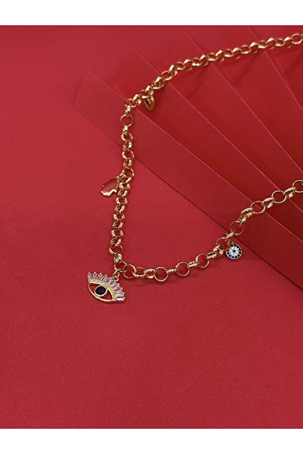 Xuping Zircon Eye Pendant