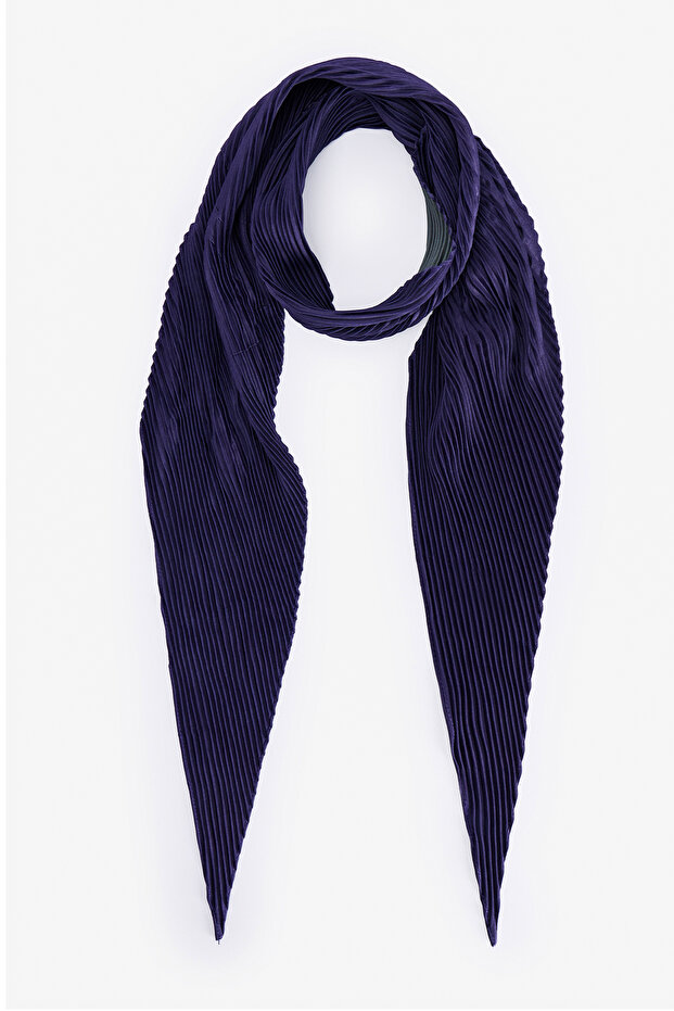 Lacivert Olivia Şal - 1