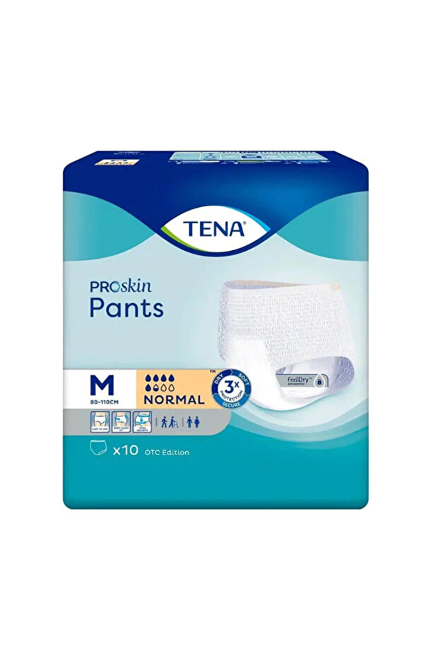 حفائض تينا كلوت (TENA Pants Normal) - مقاس (M) وسط - تصميم نحيف وحماية يومية.