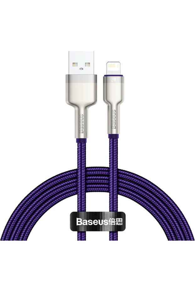 Cablu USB pentru Lightning Cafule, 2,4A, 1m (violet)