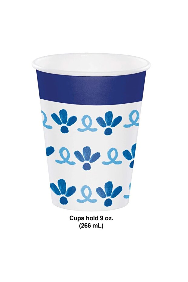 Blue Willow Hot/Cold Cup 12oz 8ct - 2