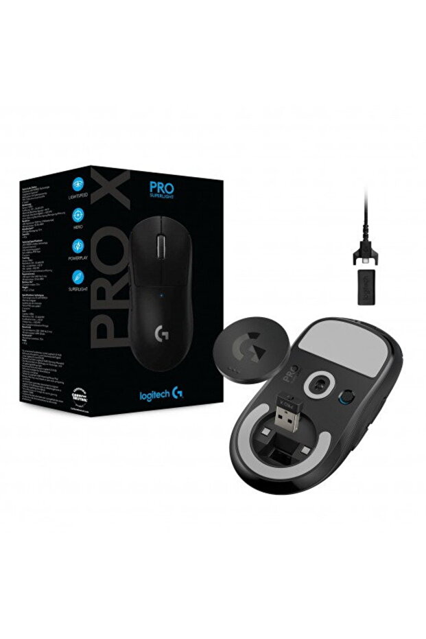 EWR2 Gaming Pro X Superlight, Wireless, Negru - 6