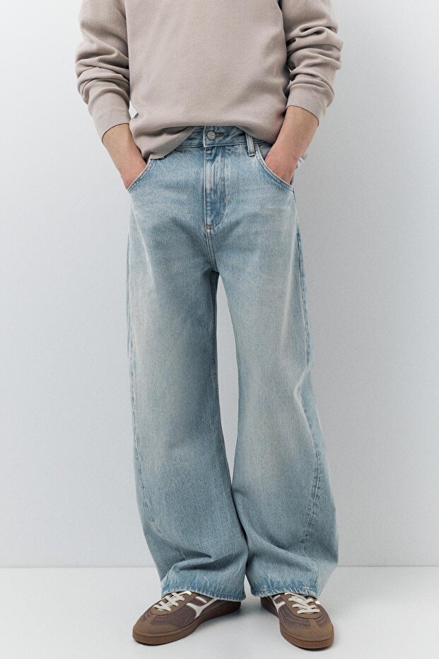 Jeans with seams - 3