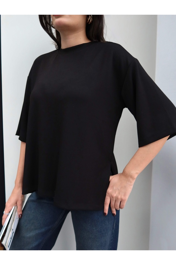 Yan Yırtmaçlı Tshirt - 2