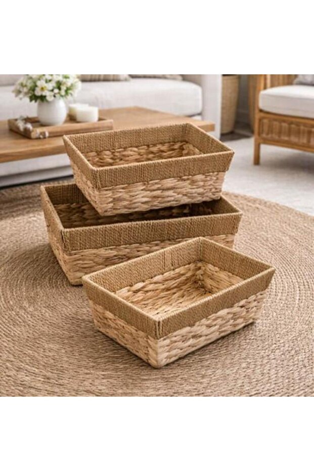 سلال خوص Natural Wicker Baskets - 1