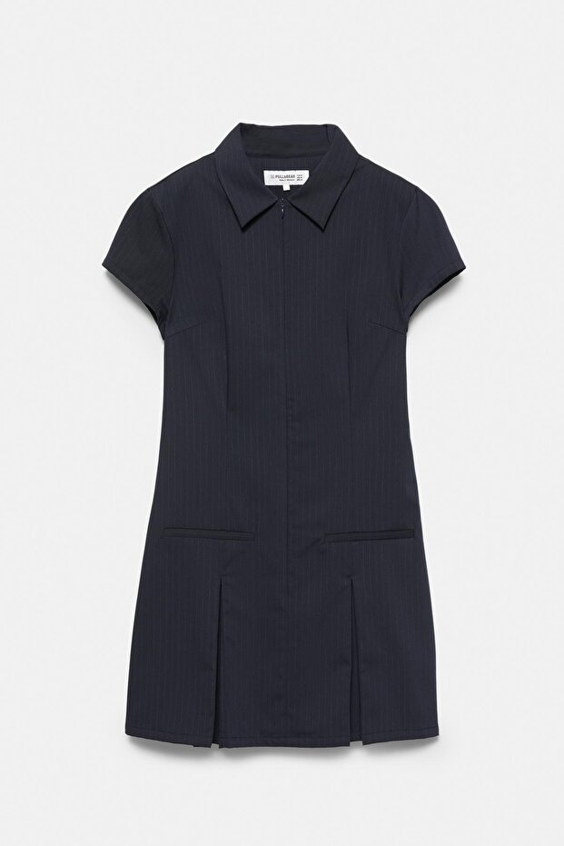 Kısa pilili elbise - 5