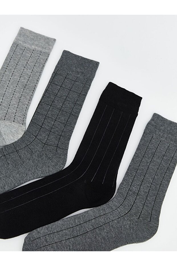 جوارب رجالية منقوشة 7 قطع - 2