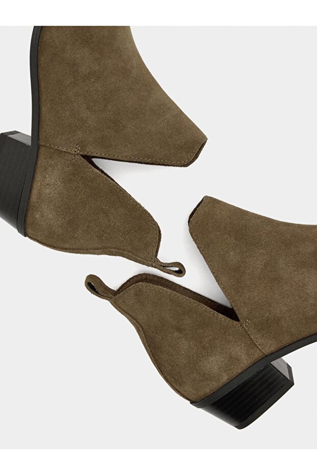 Kadın Deri Kovboy Bilekte Bot - 6