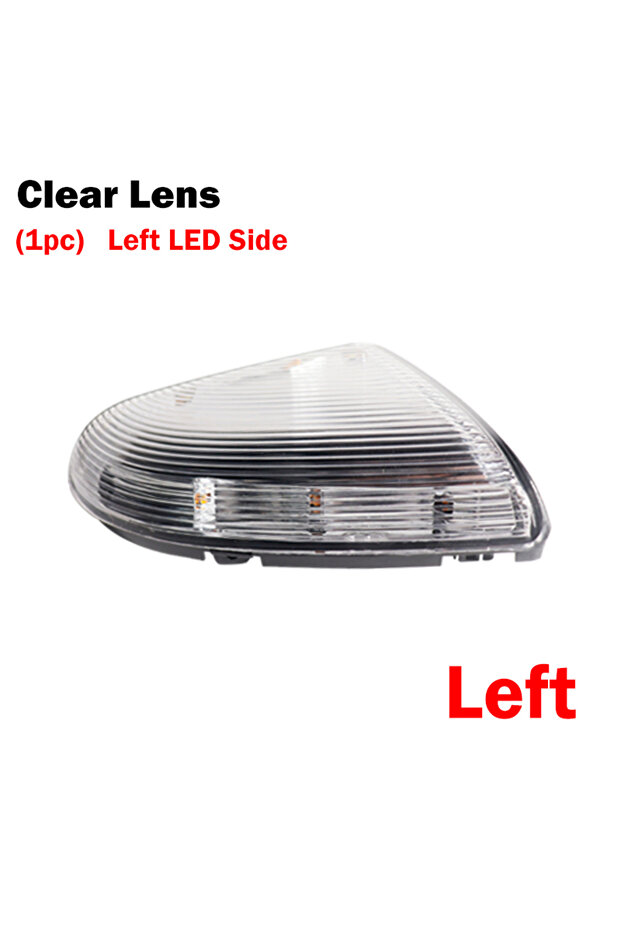 قطعة واحدة من مصابيح LED أمامية شفافة لسيارة دودج رام 1500 و2500، مع إشارات انعطاف وإضاءة جانبية.