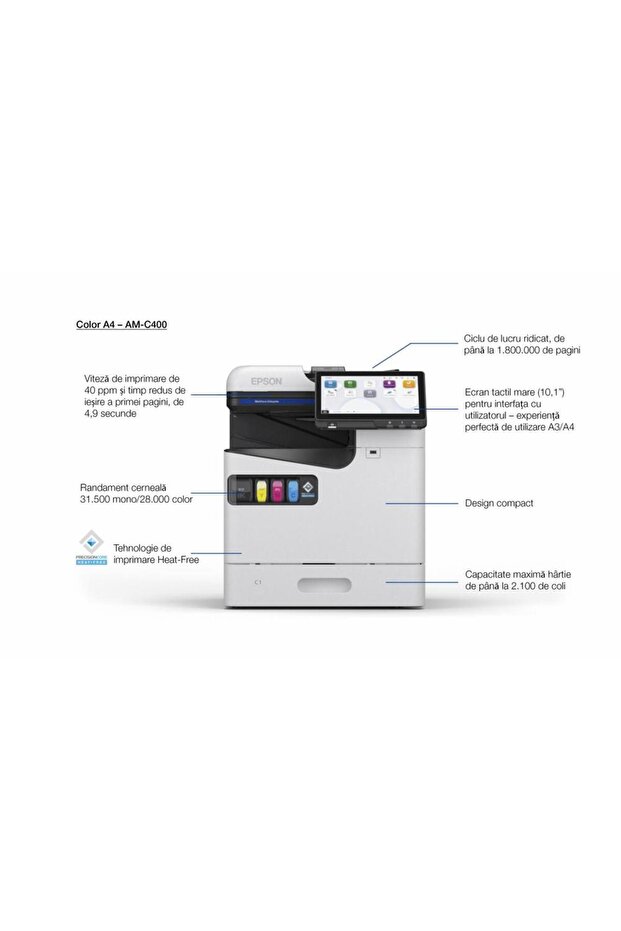 Multifunctionala Color WorkForce Enterprise AM-C400, Format A4, Duplex, Retea - 5