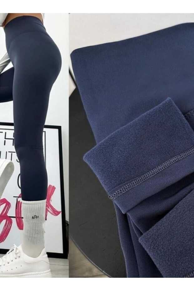 Raised Diver Fabric Oyssdarpaçadar Fit Winter Leggings