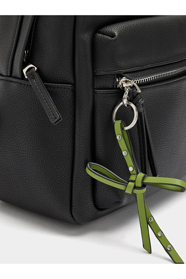 Kadın Charm'lı Basic Sırt Çantası - 3