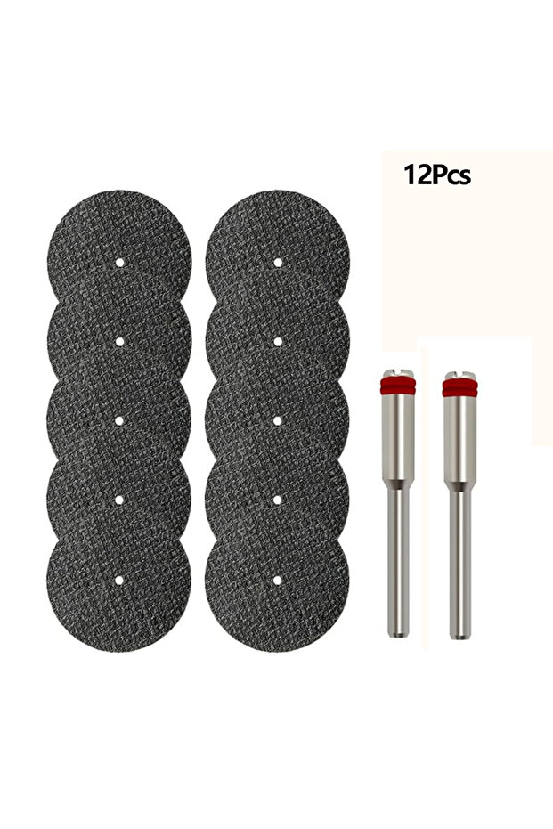 12Pcs Mini Metal Cutting Disc for Abrasive Cutting Rotary Tool Circular Saw Blade Resin Grinding Whe