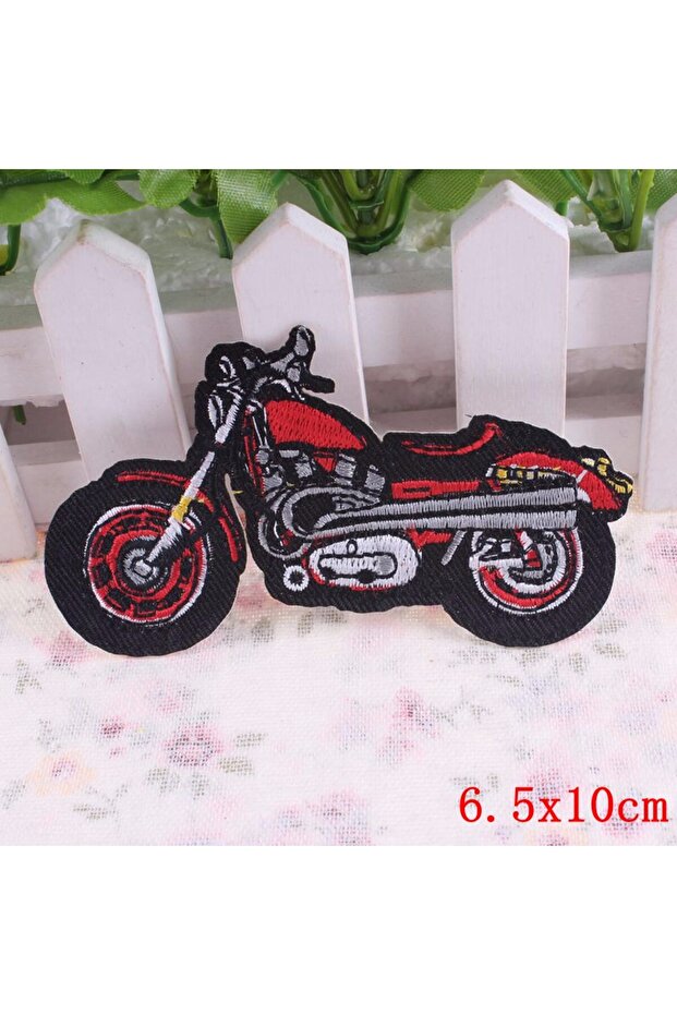 PE0858CT Motorcycle Biker/Punk Embroidery Patch On Clothes Iron On Patches For Clothing Thermoadhesi
