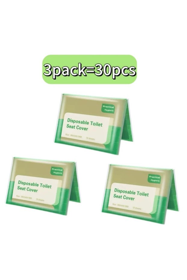3pack Disposable Toilet Seat Cover Portable Travel Camping Hotel Bathroom Degradable Toilet Mat Acce