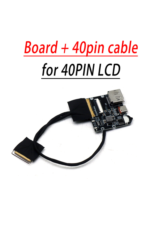 Board W 40P cable 2K/4K eDP Driver Board for Portable LCD Screen 30pin/40pin Signal Converter, DP t