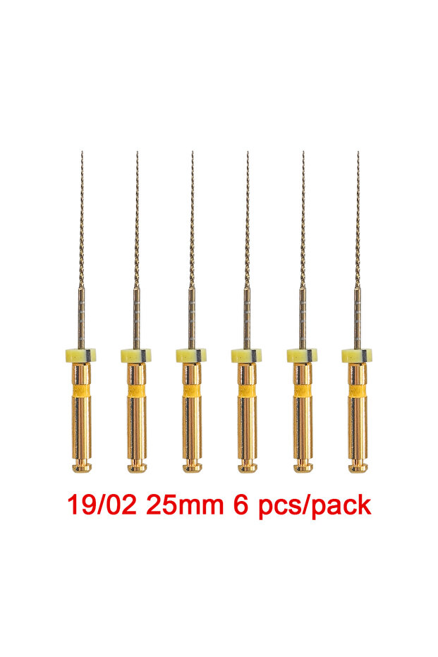 19 02 25mm SOCO COXO Type Dental Root Canal File Heat-Activated Rotary Nitinol Tooth Pulp File Therm