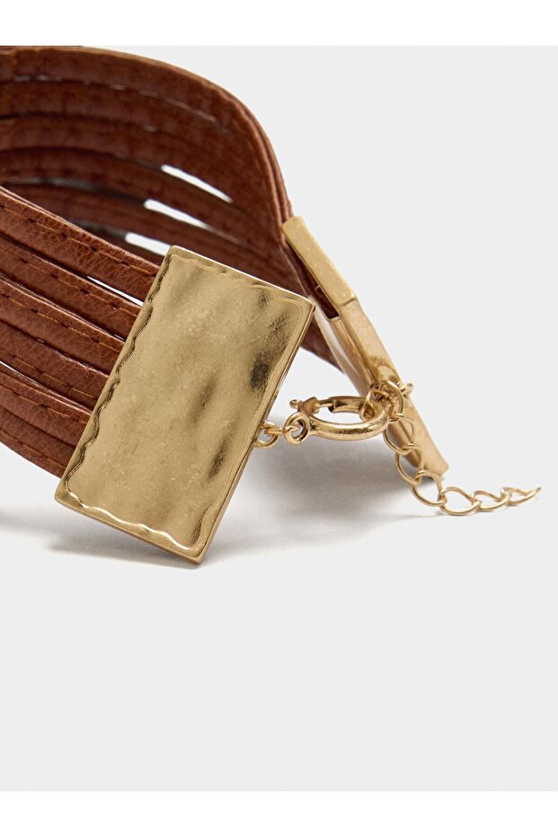 Mineli Çiçekli Çoklu Bileklik - 3