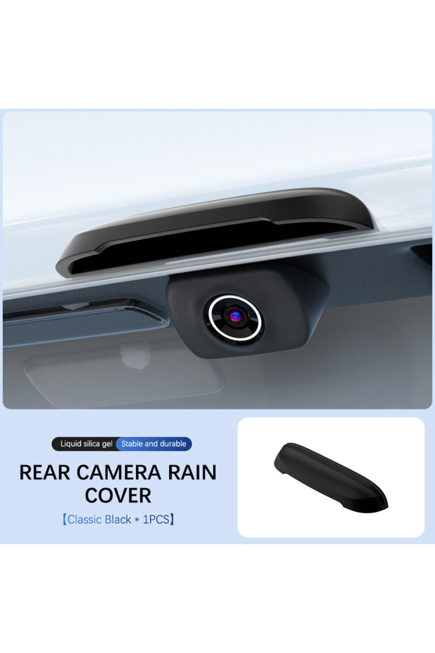 Black B Car Rear Camera Rain Cover Automobile Rear Camera Rain Shield Waterproof Protection Protecto