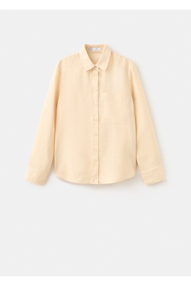 Cepli keten gömlek - 3