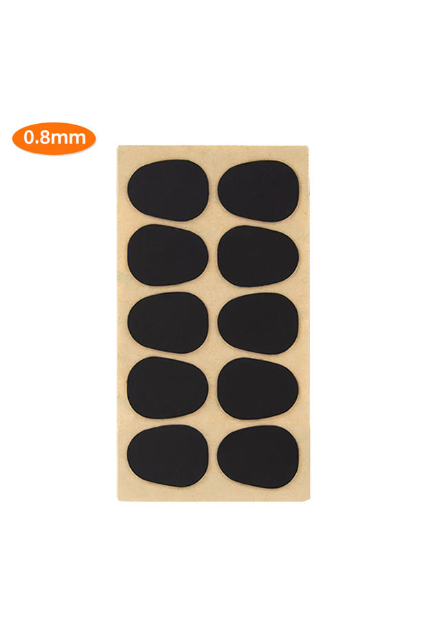 0.8mm Black 10pcs Saxophone Mouthpiece Cushion Sax Mouthpiece Patches Cushions Alto Saxophone Cushio