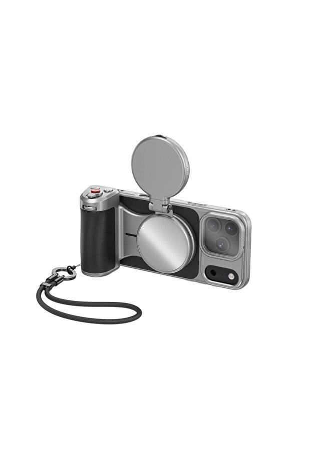 17Pro max with light TELESIN Magnetic Master Grip Kit for iPhone 17 Pro ProMax Phone Camera Grip Sta