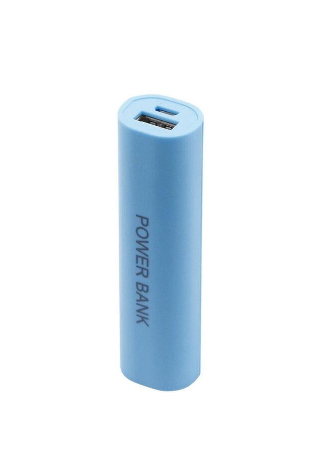 blue Portable 18650 Power Bank Shell 1 Section 18650 Battery Power Bank Case Lightweight Mini Chargi