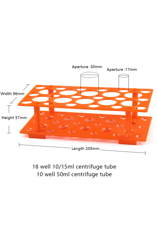 A2 1Pc 10/15/50ml Centrifugal Test Tube Rack Test Tubing Rack Holder School Supply Equipment Multifu