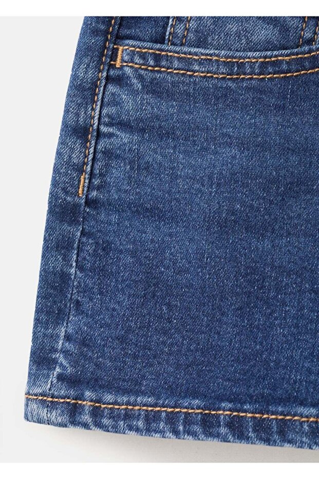 Düşük bel mini şort - 5