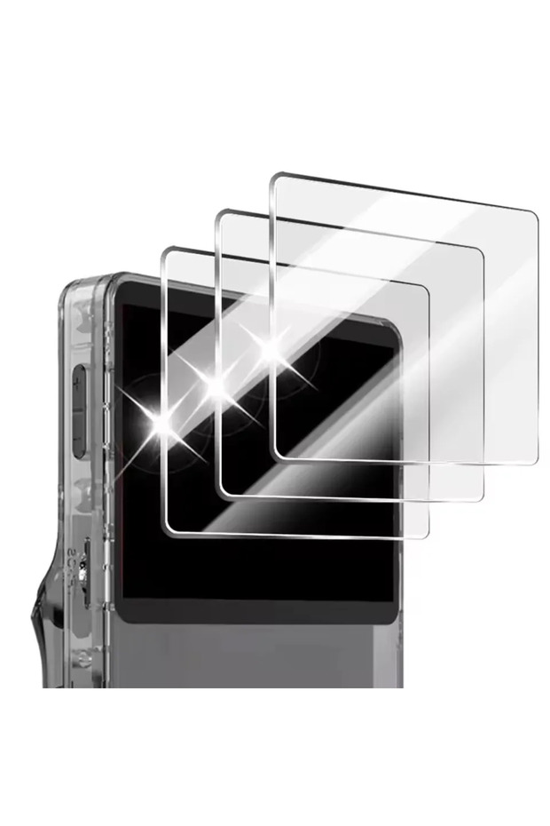 3PCS Glass 4 IN 1 Case+Glass for R36S Game Console Travel Carrying Storage Bag & Screen Protectors T