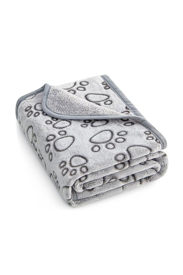 40x60cm Grey Winter Soft Dog Blanket Washable, Cat Blanket for Indoor Cats Mat Large Medium Small Do