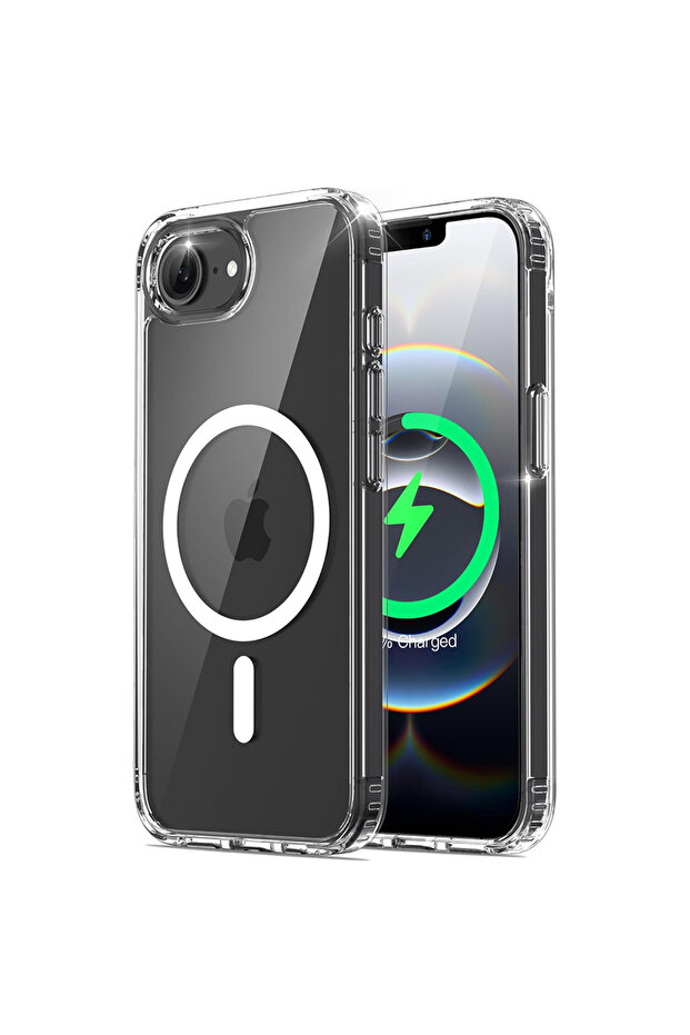 جراب مغناطيسي قوي من نوع Magsafe لهاتف iPhone 16 Pro، متوافق مع هواتف iPhone 16e و16 و15 و14 و13 و12 و11 Pro Max Plus وMini وHy