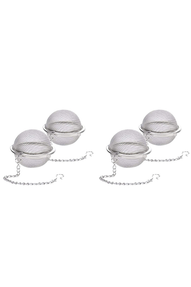 4PCS 2-10PCS Stainless Steel Tea Ball Loose Leaf Tea Strainer Infusers Mesh Herbal Ball 2.3 inch Mes