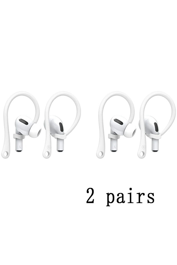 White 2 pairs 1/2/4pair Ear Hooks Designed for AirPods ProAirPods Pro Designed for AirPods 3Earbuds