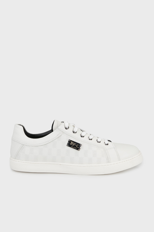 Genuine Leather Logo Casual Shoes Men's Shoes 15221104Z3