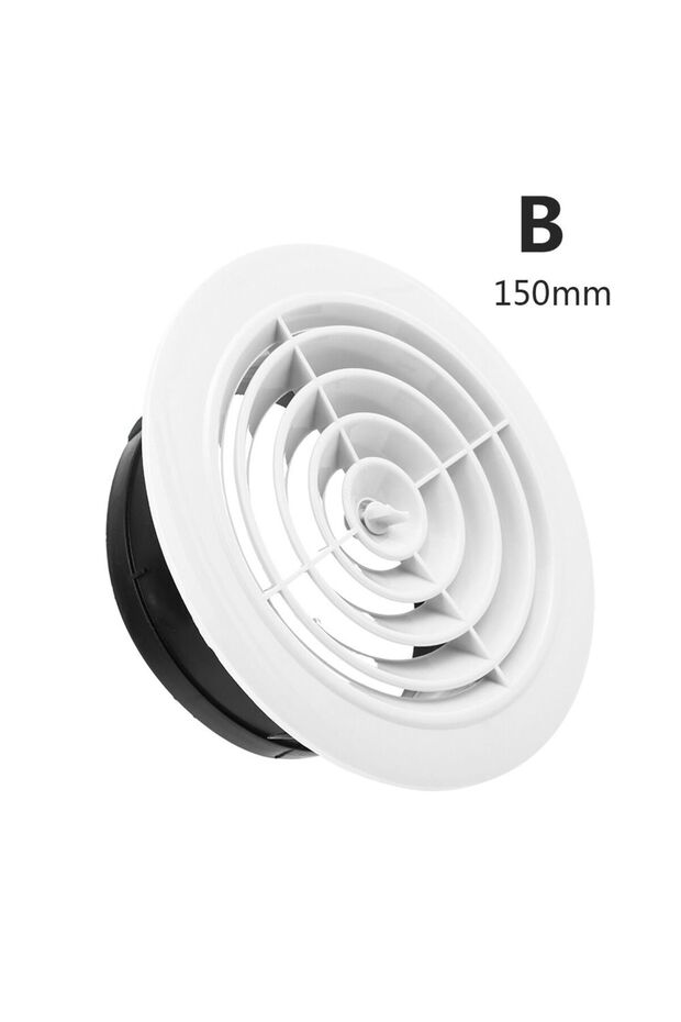 B-150mm Various Shapes 100/150mm Round Ducting Ventilation Cover Air Vent Extract Valve Grille Air C