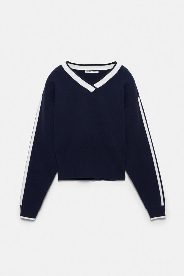 Ribbed V yaka kazak - 5