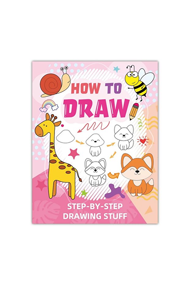A How To Draw Animal Cartoon Sketch Book for Kids Fun Doodles & Coloring Early Learning Educational.