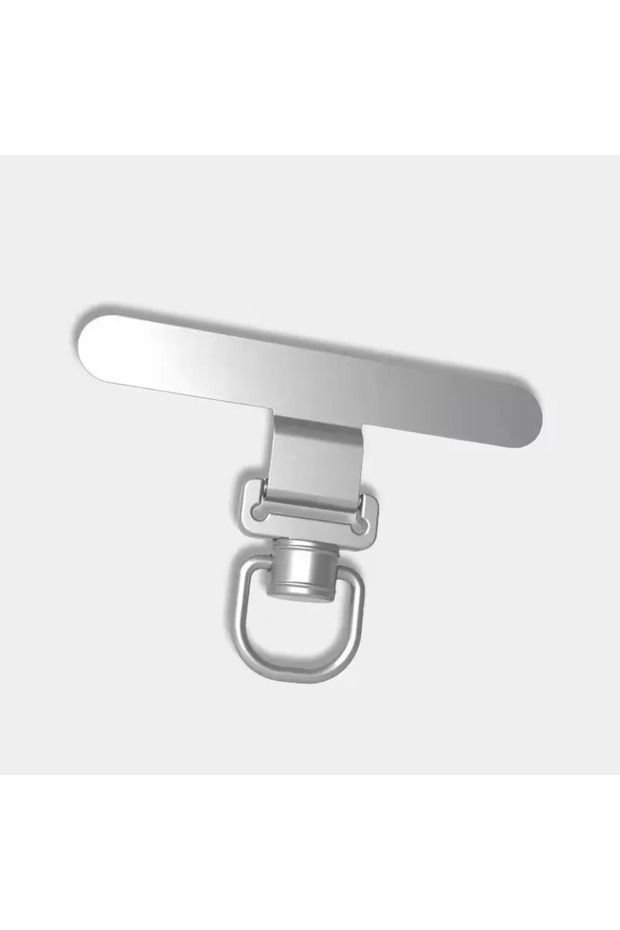 A-Metal Silver 360 Rotating Phone Lanyard Clip Metal Stainless Steel Tether Tab Gasket Universal Ant