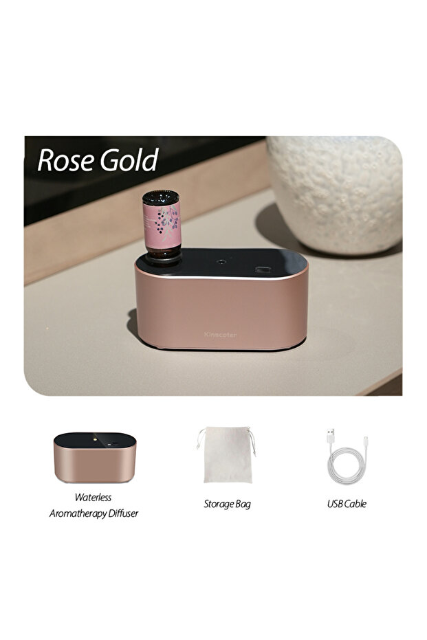 أجهزة نشر الروائح العطرية الكهربائية النحاسية، أجهزة نشر الروائح بدون ماء، تعمل مع الزيوت العطرية - 1