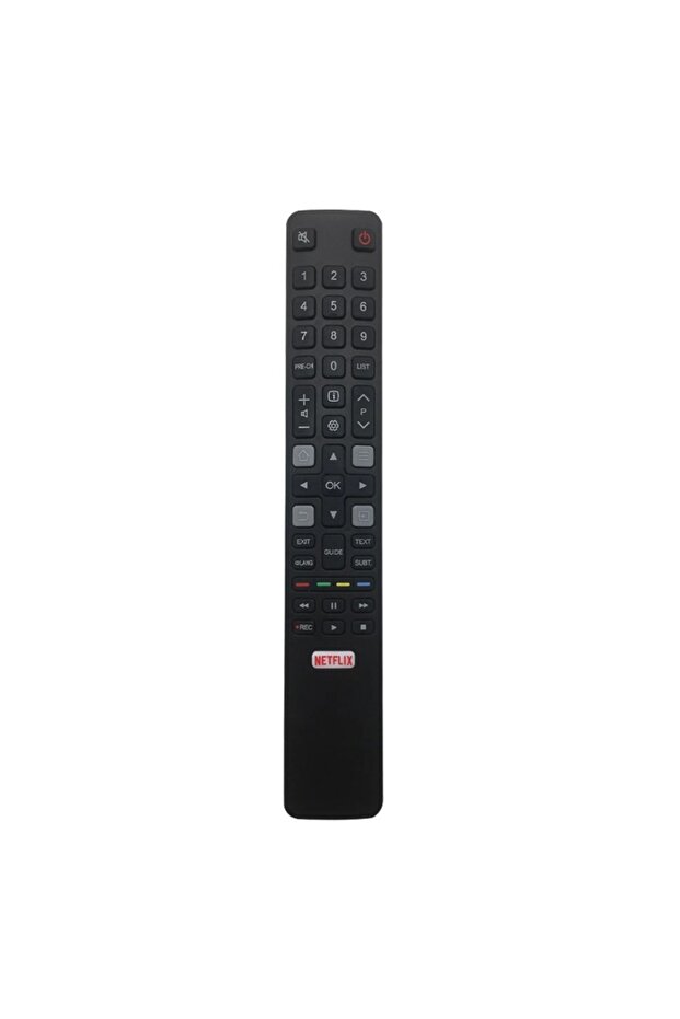جهاز تحكم عن بعد بديل عالمي أسود اللون لجهاز تحكم تلفزيون TCL RC802N، متوافق مع تلفزيونات TCL الذكية بدقة 4K LCD